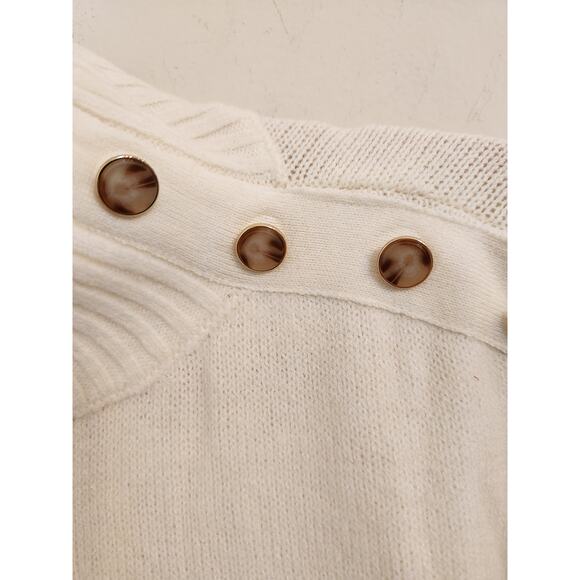 NWT J. Crew Dolman Sweater Poncho Ivory One Size - Picture 8 of 10